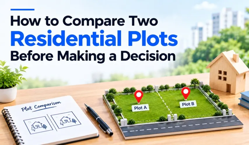 How to Compare Two Residential Plots Before Making a Decision